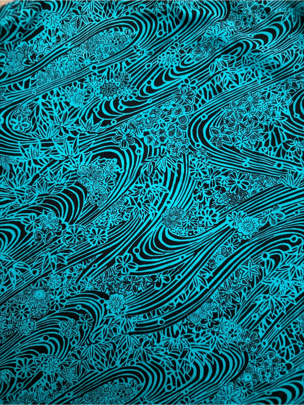 Lululemon soft Teal & Black Racerback Tank - Picture 2 of 3